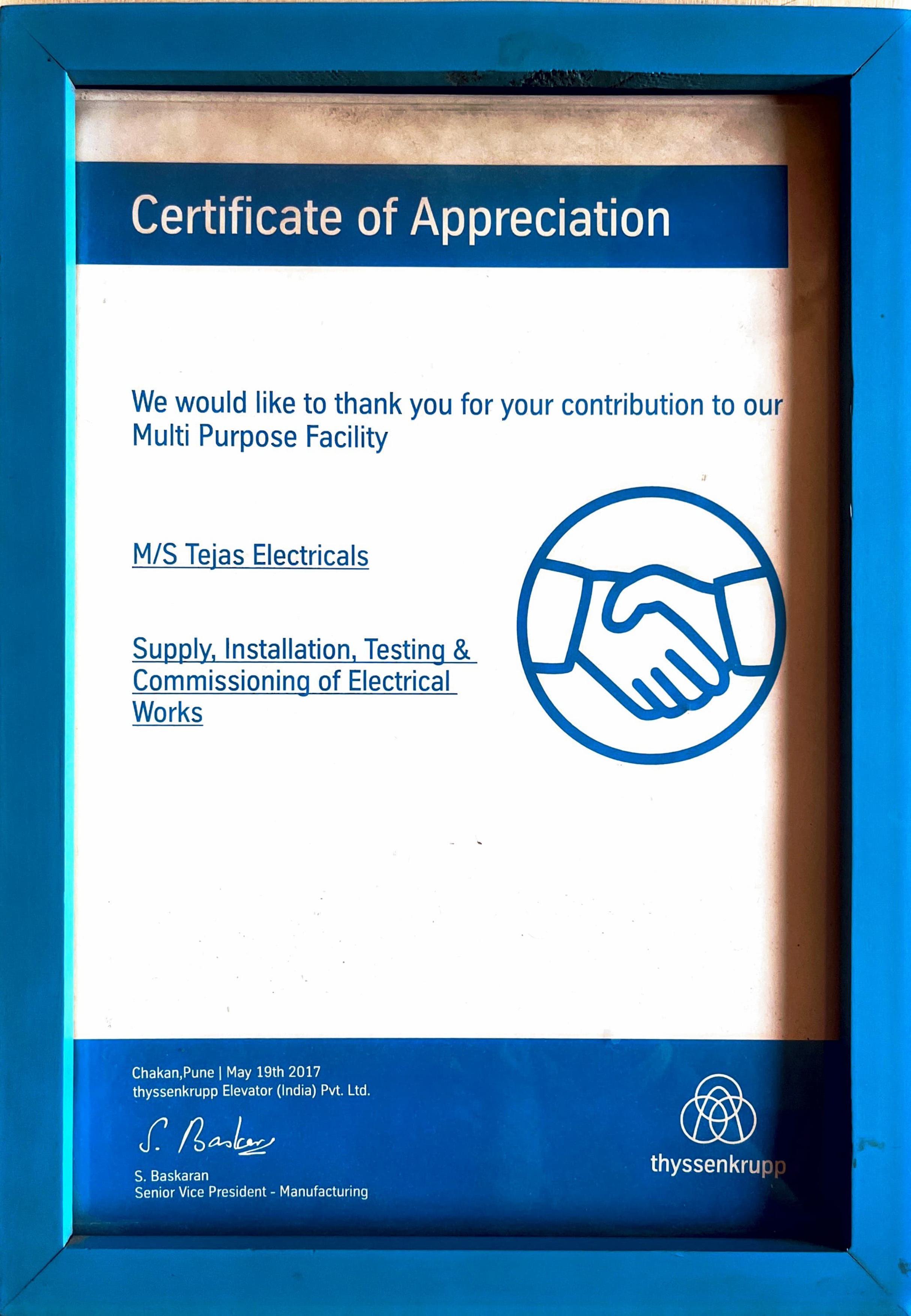 Well Build Structure Award
